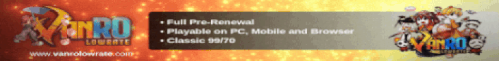 VanRO ragnarok online server banner