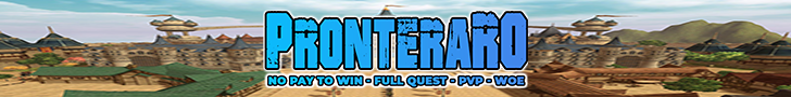 PronteraRO - O MELHOR SERVER banner