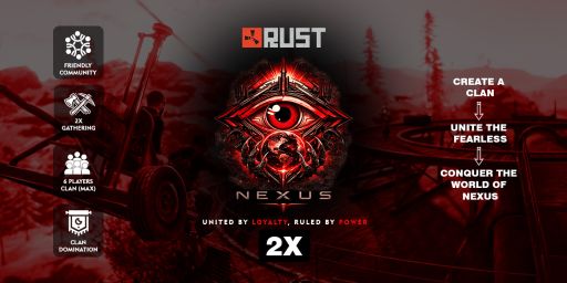 [IND/SEA] RustNexus | Vanilla+ | 2x Gather | Monthly banner