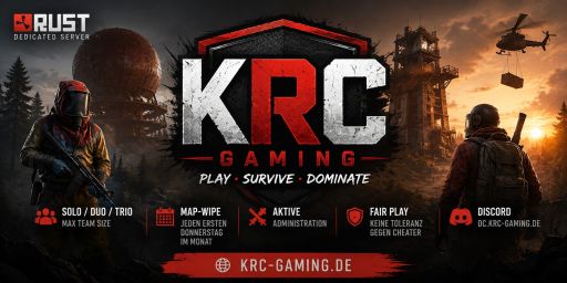[DE/EU] KRC-Rust | SOLO/DUO/TRIO banner