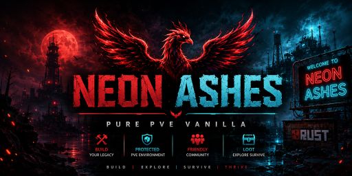 Neon Ashes Pure PVE Vanilla banner