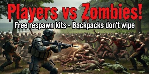 Players vs Zombies! HARDCORE PVE banner