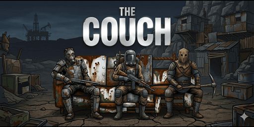 The Couch • Secure Server ✓ • Map wipe tomorrow banner