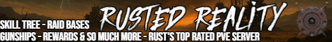 Rusted Reality- PVE - Skill Tree - Raidable Base banner