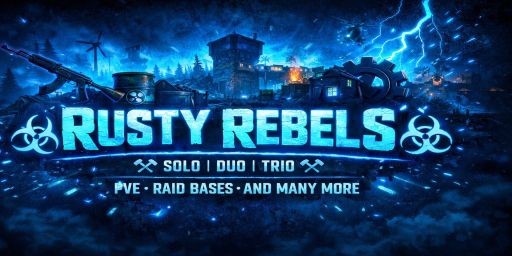 Rusty rebels banner