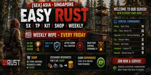 [SEA] ASIA Singapore Easy Rust - 5x | TP | Shop | Kits | Wee banner