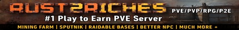 Rust2riches - RPG / PVE/ P2E / Earn CHAD banner