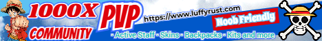 LuffyRust Texas USA-1000x PvP NoBP Kits Skins Backpacks banner