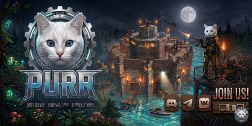 PurrRust | ДЛЯ НОВИЧКОВ | Vanilla 2x | 06.08 banner