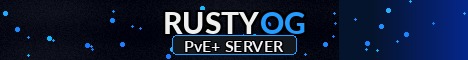 RustyOG PvE+ | Zombies | Skills | Raidable Bases | Events banner