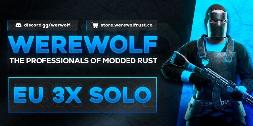 WEREWOLF GAMING.CO 3x SOLO ONLY|No Clans/Teams|Loot x3|WIPED banner