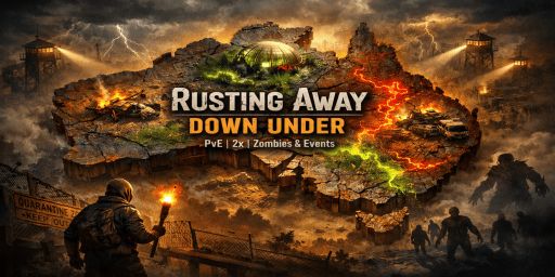 Rusting Away Down Under | PvE 2x | Zombies & Events banner