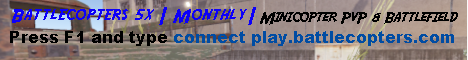 Battlecopters 5x | Battlefield & Minicopter Train | Monthly banner