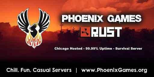 [US] Phoenix Games - Rust - Casual PvP banner