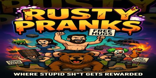 Rusty Pranks Test banner