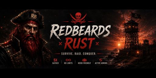 RedBeardsRust.com | 5x No Limits | Noob Friendly banner