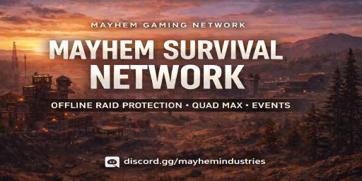 Mayhem Survival Network banner