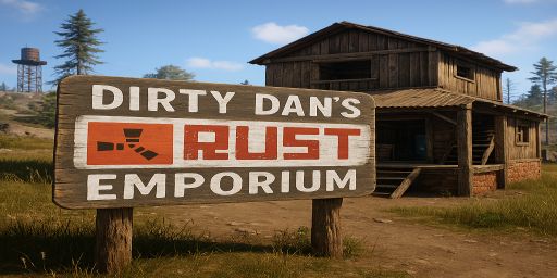 Dirty Dan's Rust Emporium | No Decay | 3x Gather | 3x Stack banner