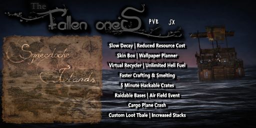 The Fallen Ones | PvE | 5X | Raidable Bases banner