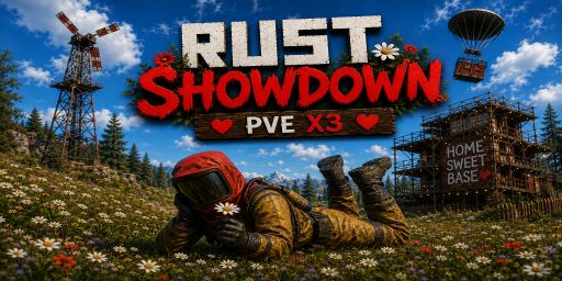 RustShowdown 3x |Solo/Duo |PurgeNights |PvP Arena banner