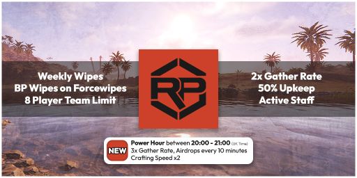 RPUK 2x Vanilla | 1-8 Teams | 50% Upkeep banner