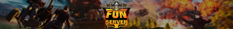 FunServer EU x1000000|BattleField|PvP|kits|Homes|TP|Clans banner