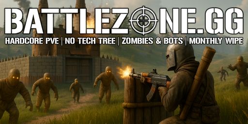 BattleZone.gg — Hardcore PvE | No Tech Tree | Skills | Raidab banner