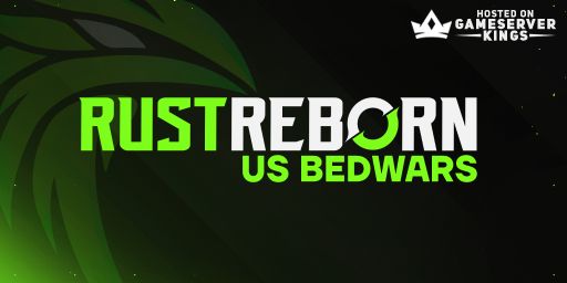 RustReborn.gg US - Bedwars | AimTrain | Creative | Arena | FFA banner