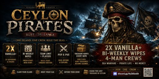 Ceylon Pirates | Official Sri Lankan Rust | 5X banner