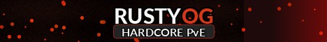 RustyOG Hardcore PvE | 3500 Map | Zombies | Skills | Surviva banner