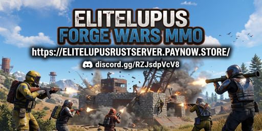 Elitelupus Rust 3x - Forge Wars MMO banner