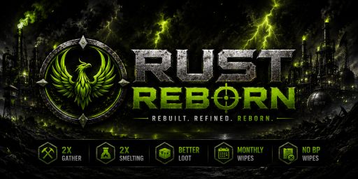 Rust Reborn Main US | 2x  | Monthly | No BP | No Offlines banner