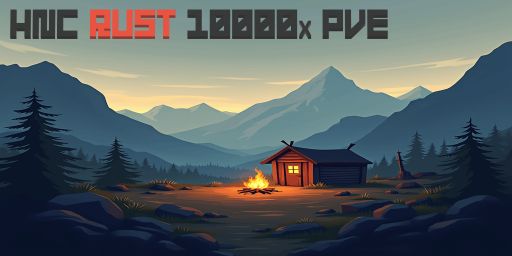 HNC Rust 10000x PvE banner