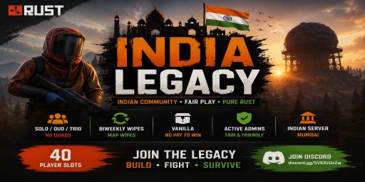 India Legacy | Solo | Duo | Trio | Biweekly Wipe banner