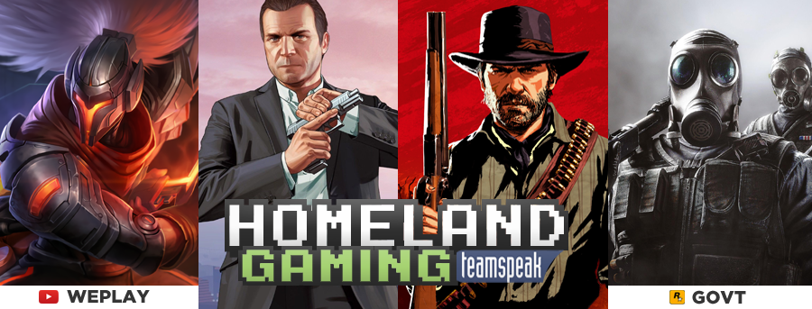 Homeland Gaming Teamspeak banner