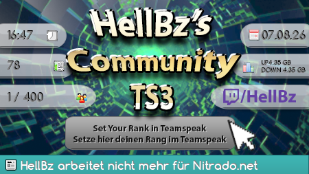 HellBz Community - Teamspeak³ banner