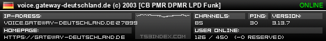 voice.gateway-deutschland.de (c) 2003 [CB PMR DPMR LPD Funk] banner