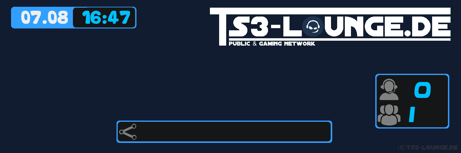ts3-lounge.de | Public & Multigaming Network banner