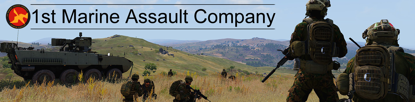 1st Marine Assault Company banner