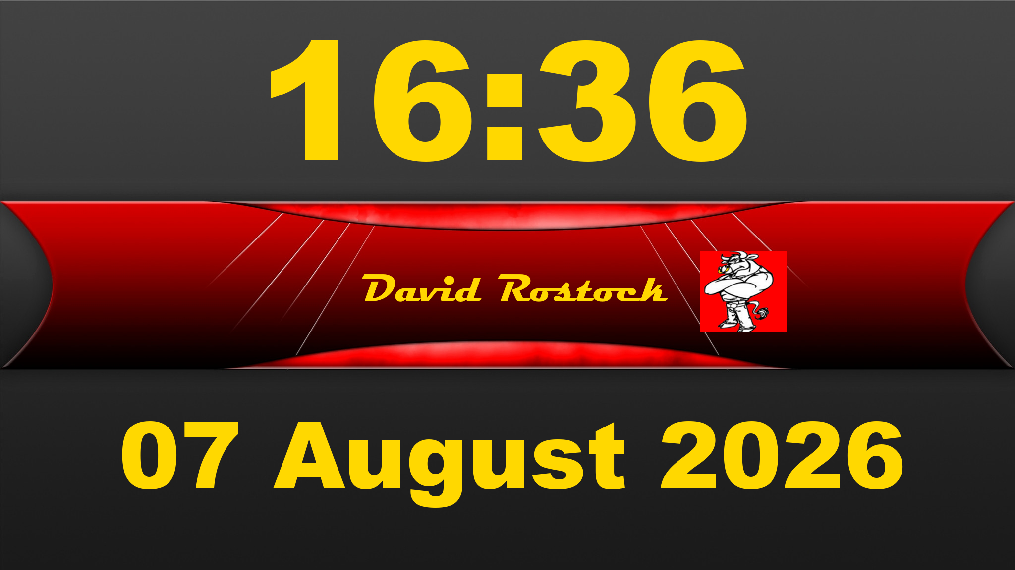 David Rostock banner