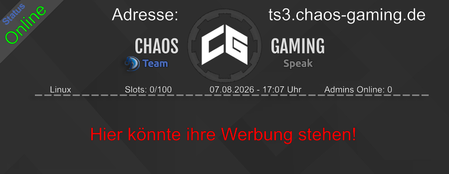 -·=‡=·- Chaos Gaming -·=‡=·- banner