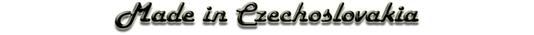 Made in Czechoslovakia ZÁLOHA banner