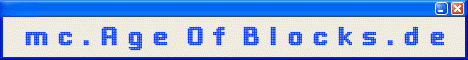 AgeOfBlocks Minecraft Netzwerk banner