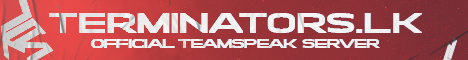 Sri Lanka | Team Terminators Public TeamSpeak Server banner