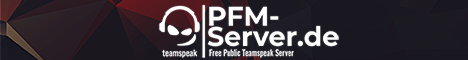➜ PFM-Server.de | Free Public TeamSpeak Server banner