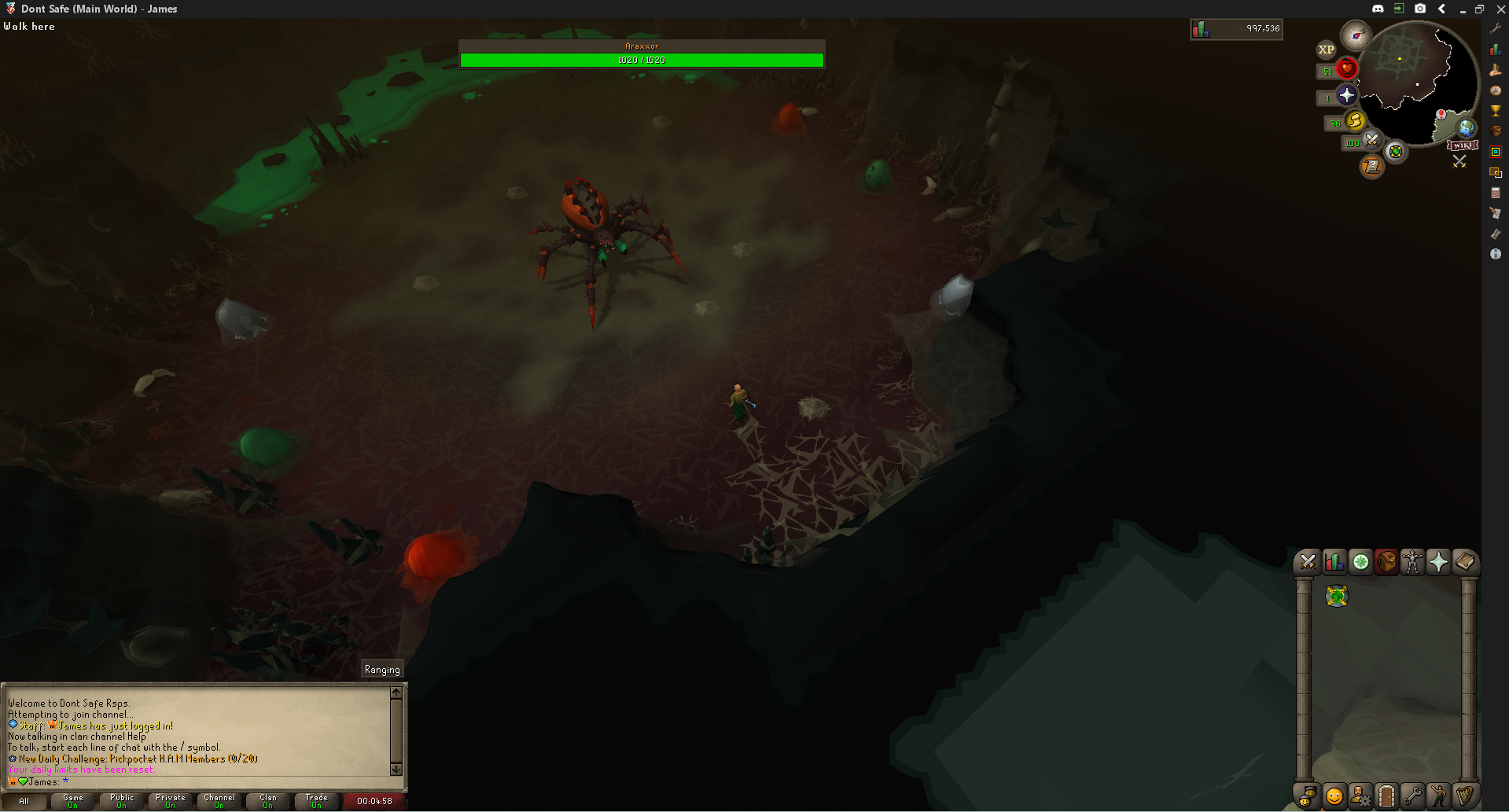 7th MAR OSRS LOW HP screenshot