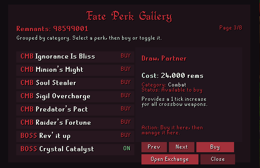 FATE RSPS screenshot
