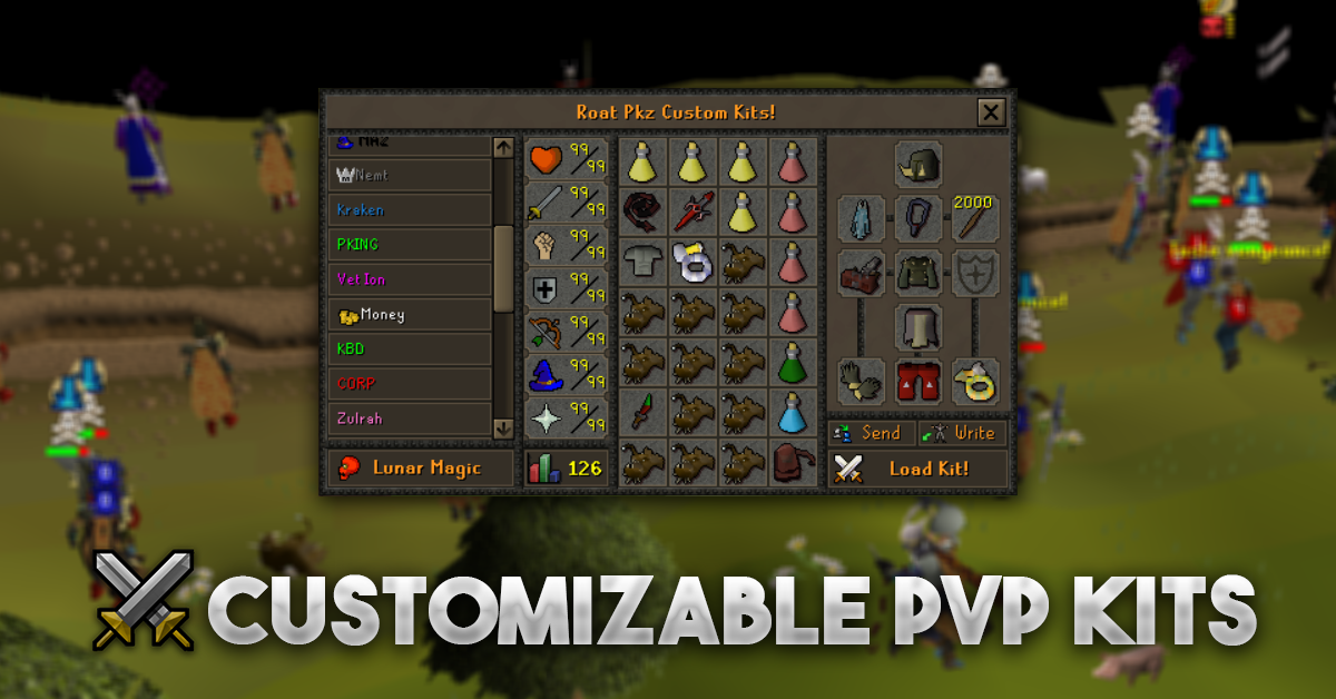 ROAT PKZ OSRS PKING screenshot