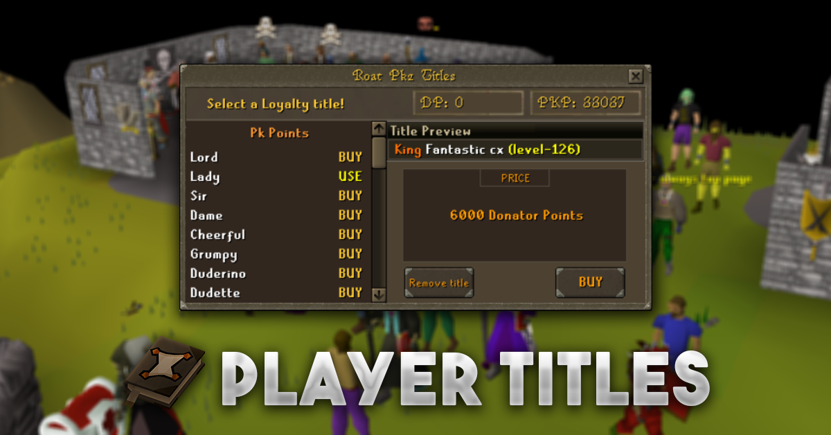 ROAT PKZ OSRS PKING screenshot
