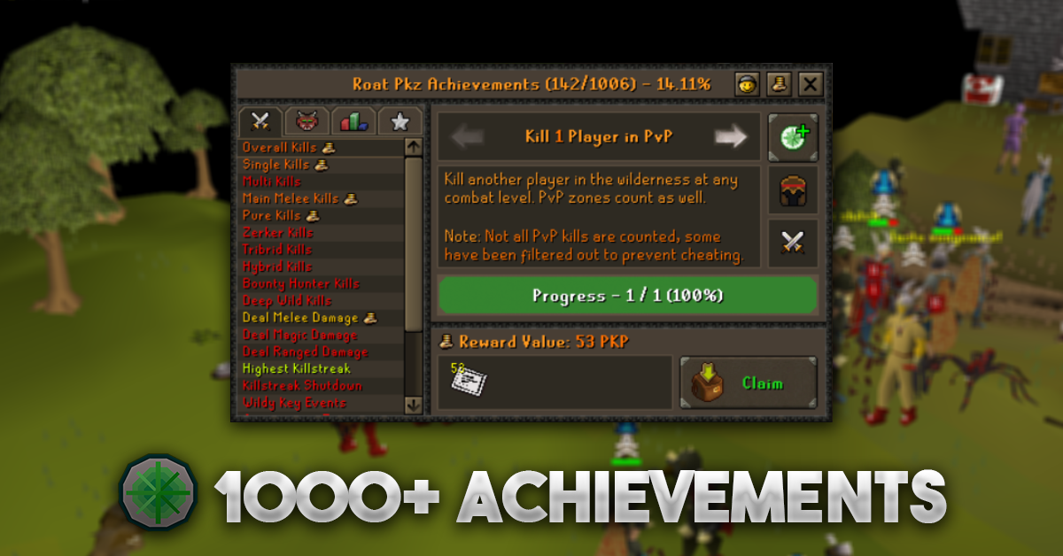 ROAT PKZ OSRS PKING screenshot